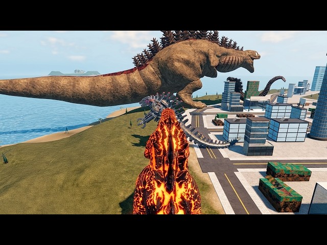 Max Level THERMONUCLEAR GODZILLA vs GODZILLA BOSS (Project Universe)