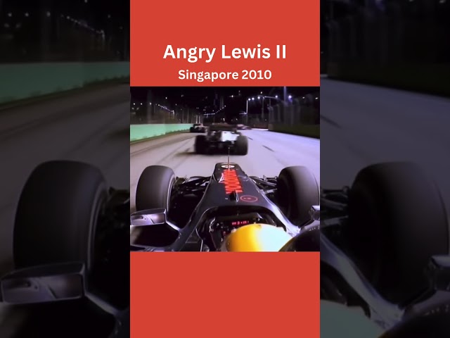 A Very Angry Lewis Hamilton