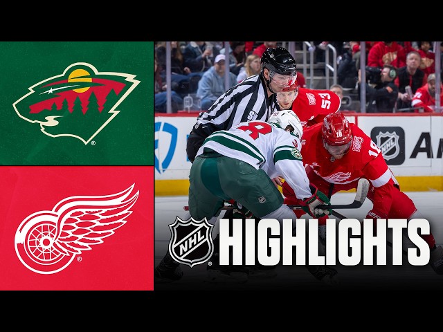 Wild vs. Red Wings | NHL Highlights | April 05, 2026