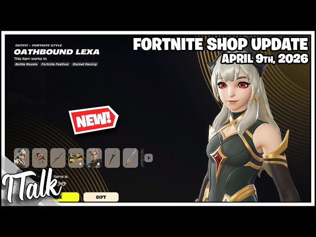 Fortnite Shop *NEW* COACHELLA IS BACK AND LEXA SKIN! [April 9th, 2026] (Fortnite Chapter 7)