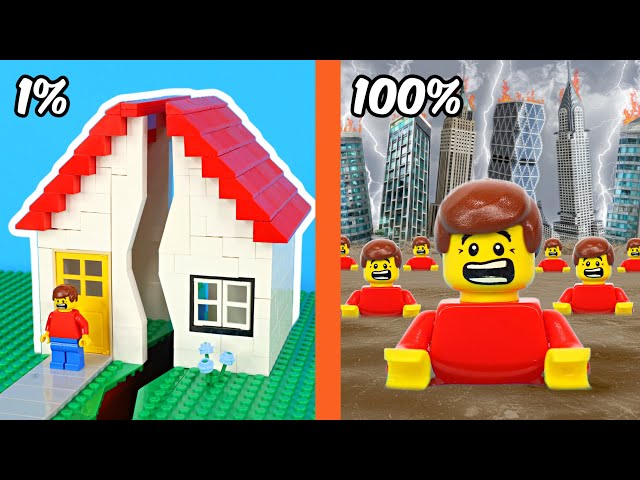 I simulated a LEGO APOCALYPSE...