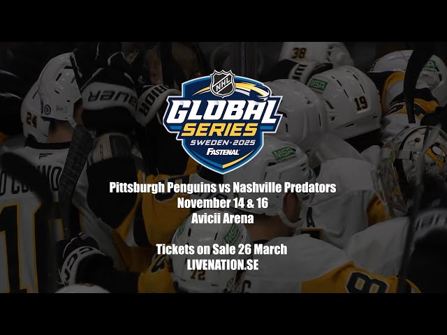 The NHL returns to Sweden for the NHL 2025 Global Series