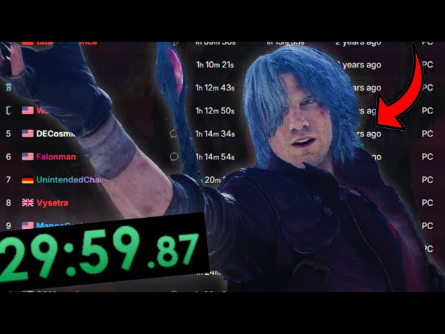 I Got The DMC5 Speedrun World Record...