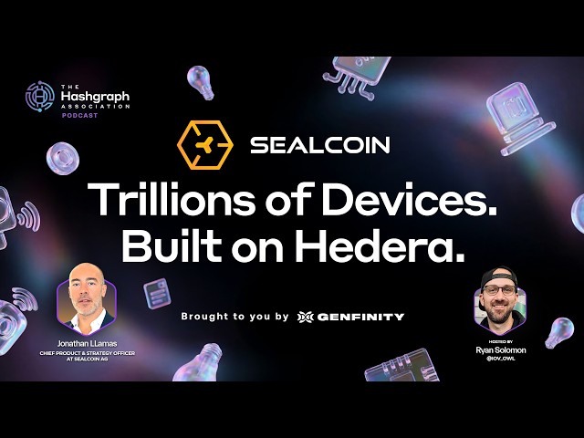 Sealcoin x The Hashgraph Association | 1.6B Chips Enter the Machine Economy on Hedera