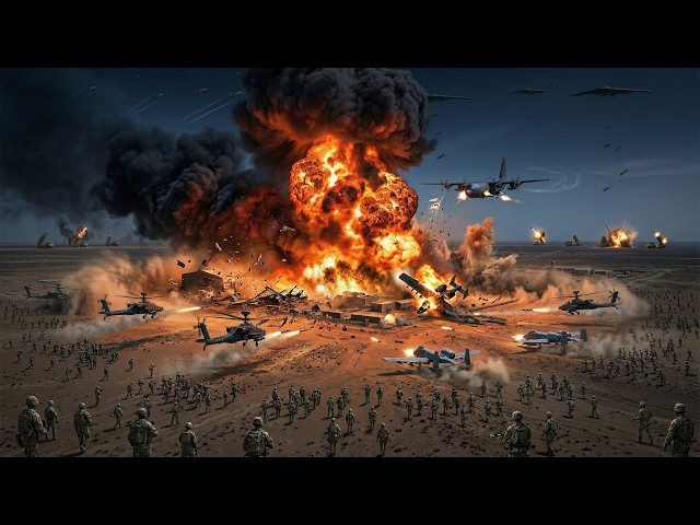 US Army Rangers RAID Shahrud: 320 Operators & F-35 STRIKES Destroy Iran Missile Complex