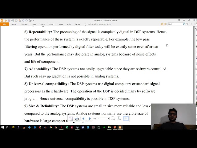 006Advantages and Disadvantages of DSP