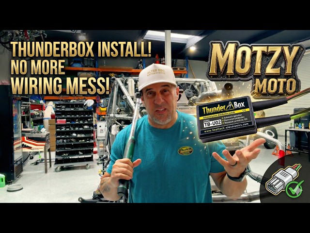 How to Add Power to ANY Motorcycle No Wire Cutting!   ThunderBox Install