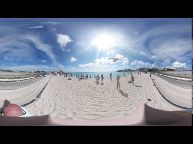 Maho Beach VR Plane Landing