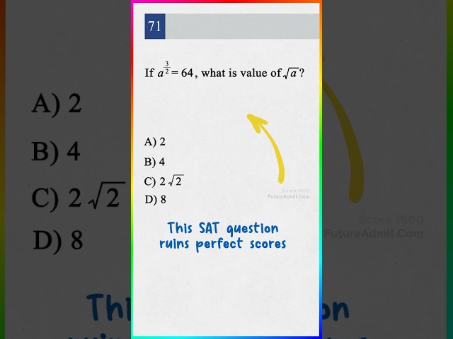 The SAT question that ruins perfect scores👀 #digitalsat #satprep