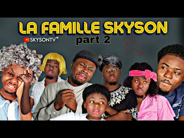 LA FAMILLE SKYSON #2: mezanmi vin gad jan Gloria ap bay dezod nan kay la (SKYSONTV) (FILM HAITIEN)