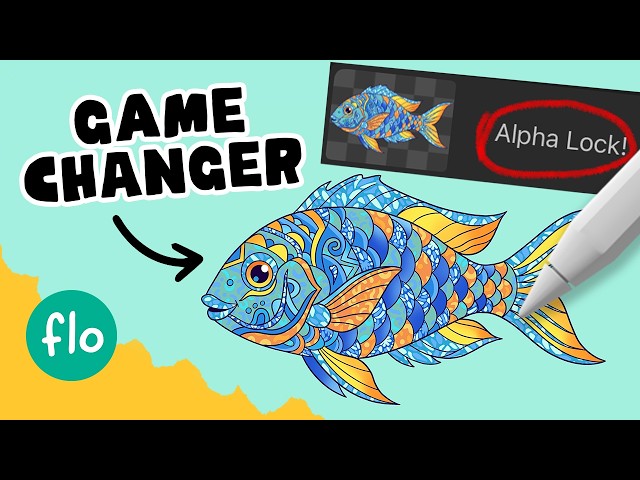 Stop Drawing Outside the Lines! 🛑 Procreate Alpha Lock Tutorial