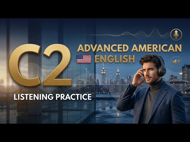 🎧 C2 Advanced English  Listening & Native Fluency Practice 6