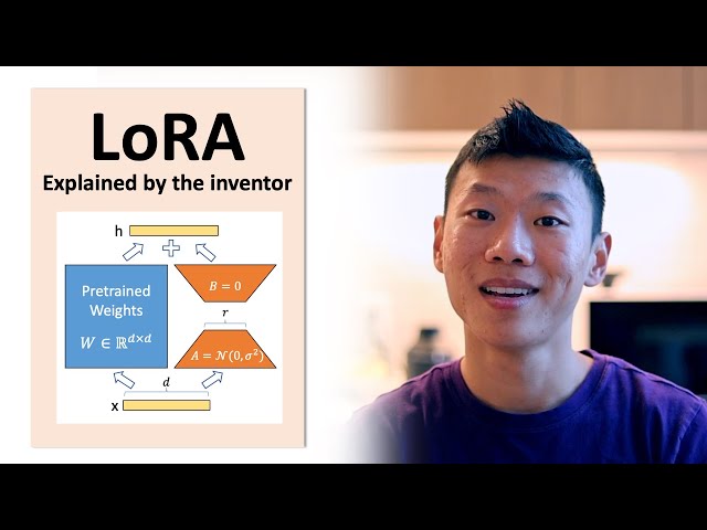 What is Low-Rank Adaptation (LoRA) | explained by the inventor