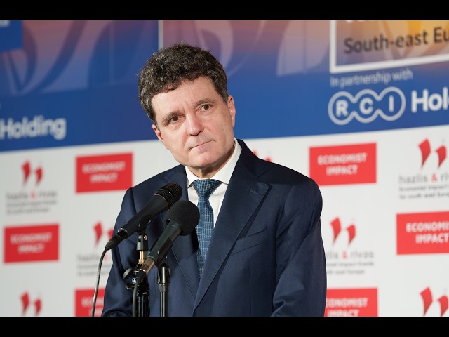 Press statements made after attending the opening of The Economist event