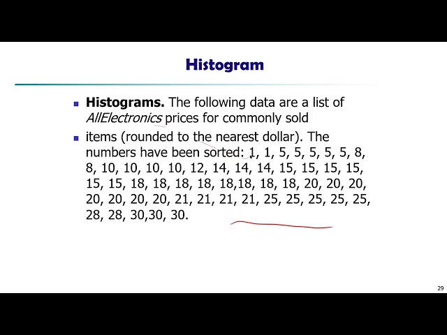 Lecture 3 : Preprocessing part 2
