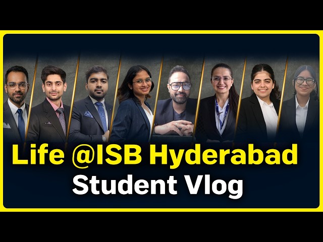 Life at ISB Hyderabad | PGP vs PGP YL Which one is better? Ft. Student Vlog
