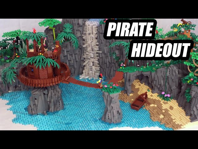 TIMELAPSE: Pirate Hideout MOC