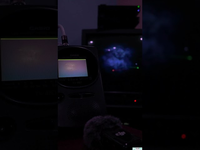 PlayStation 2 Startup Sound on a Casio TV-480 | Retro Portable LCD TV Nostalgia