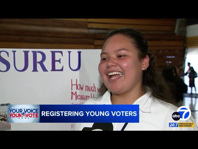 Lynwood High School's Rock the Vote Featured on ABC7 News