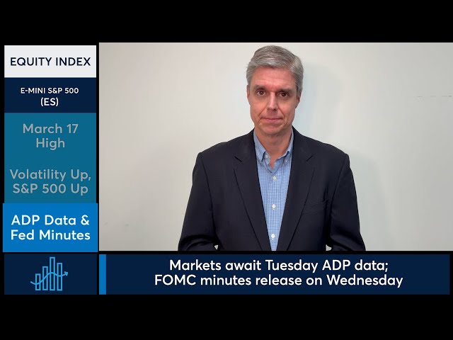 E-mini S&P 500 futures hit highest close since March 17. 4/6/26