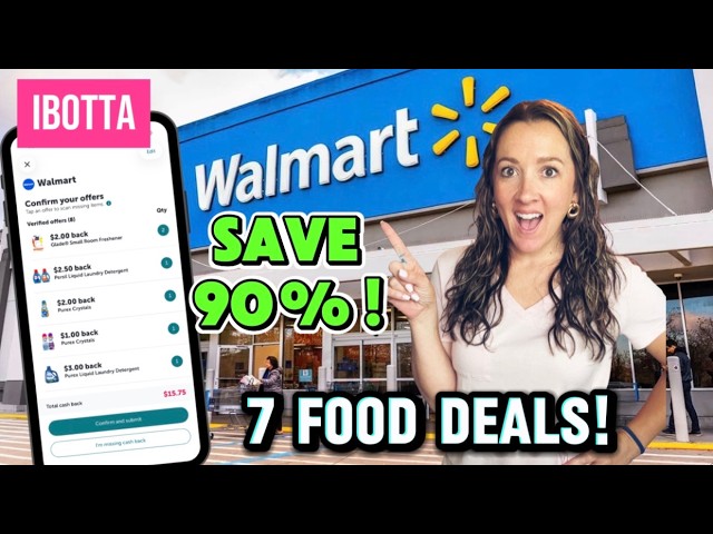Walmart Haul- Save 90% using ONLY 2 APPS! Easy Digital Deals! 4/5-4/11