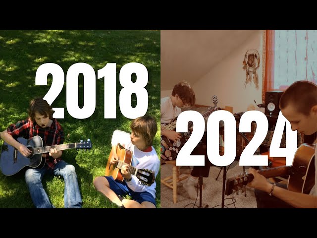 Our 6 YEARS of Guitar Progress (on a SINGLE SONG)!