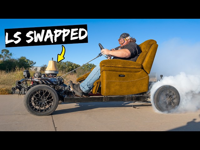 I Built a V8 Couch and Road Tripped it