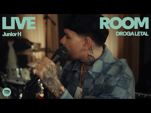 Junior H - DROGA LETAL (Live) | Spotify Live Room