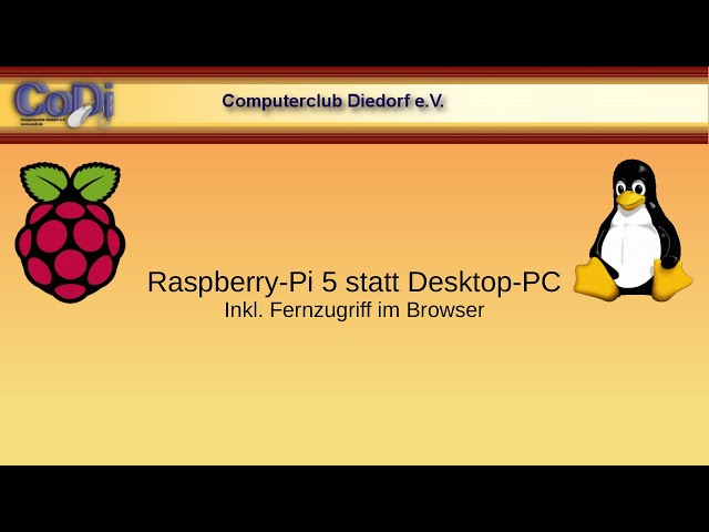 Erfahrungsbericht Linux: Raspberry PI5 statt Desktop PC inkl. Fernzugriff im Browser