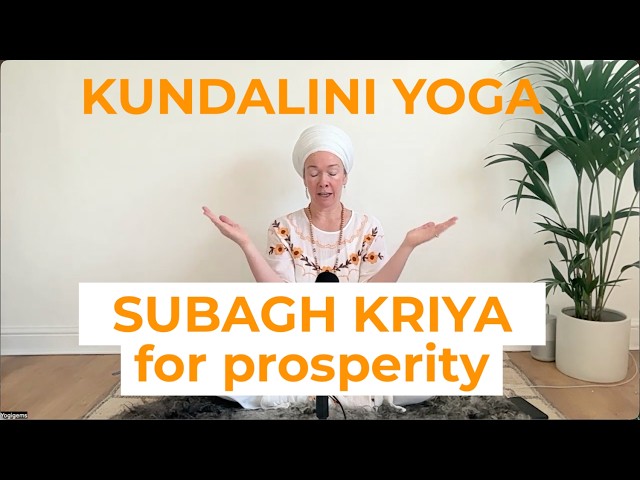 15-minute Kundalini Yoga Subagh Kriya | 40 Days of Abundance | Yogigems