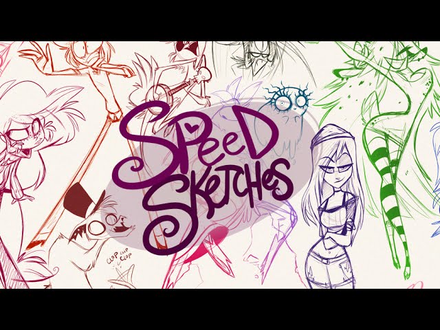 SPEED SKETCHES- Livestream Character Requests #1- Vivziepop