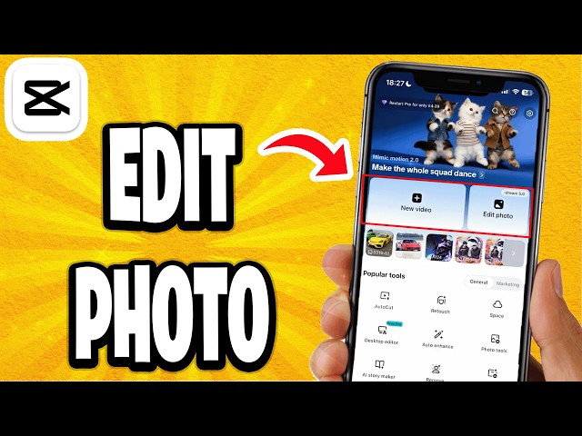 How To Edit Photo In Capcut