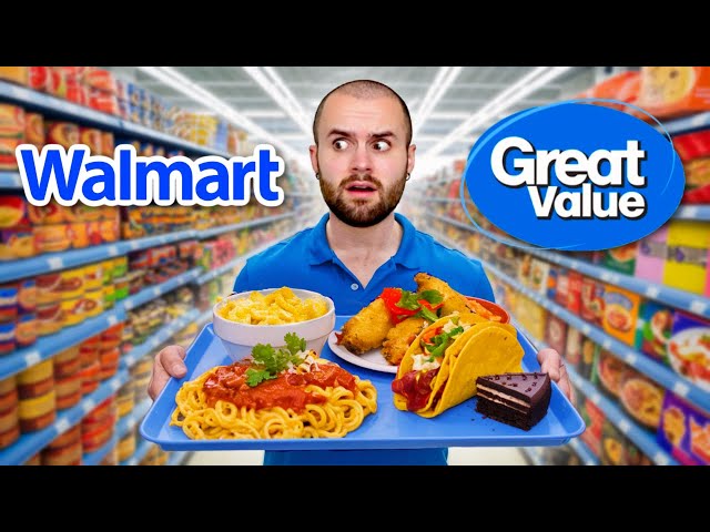 I Only Ate Walmart's Great Value Food For 5 Days CHALLENGE