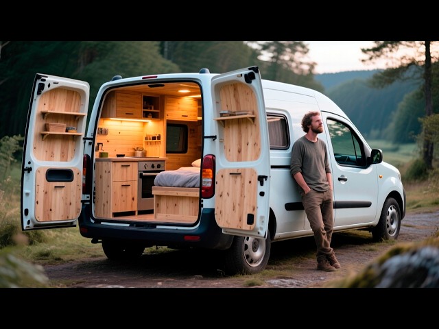 DIY Start to Finish Renault Kangoo Micro-Camper Daily Driver Conversion by @PedroAdventures-Official