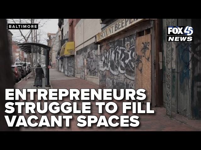 'I can’t survive’: Downtown Baltimore entrepreneurs struggle to fill vacant spaces