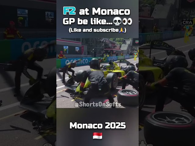 Formula 2 at Monaco be like...🤣💀 #shorts #f2