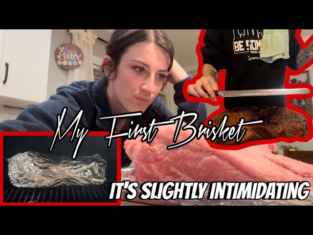 Off the Pit Boss: My FIRST Brisket! Nailed it or never again? 🥩🤔