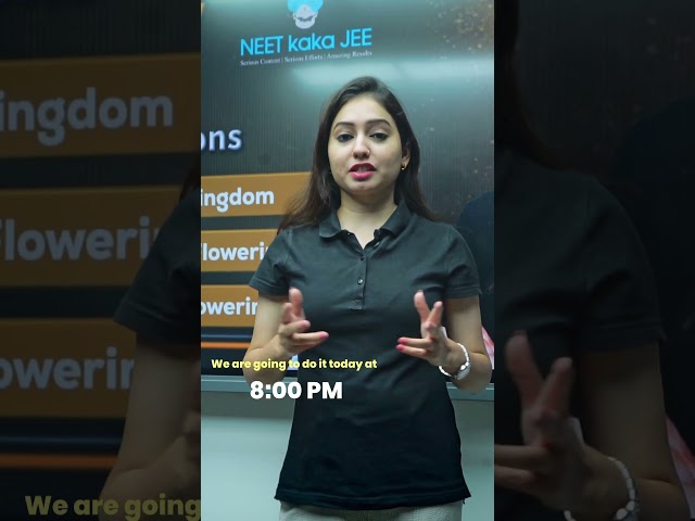 Attention NEET Aspirants 🚨 LIVE at 8 PM Today