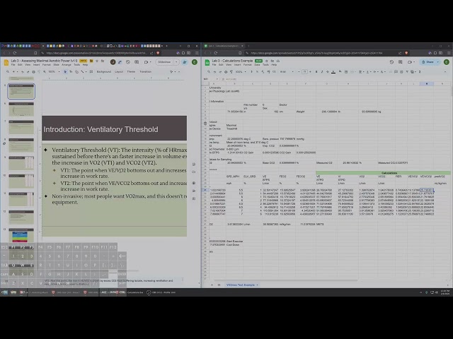 KNH 468L - Lab 3 Calculations