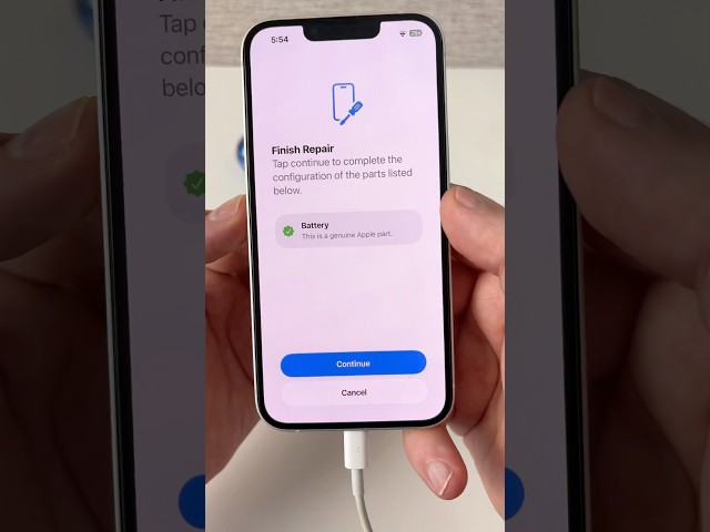 iPhone 14 OEM Apple Battery Replacement Change | Health restored to 100%