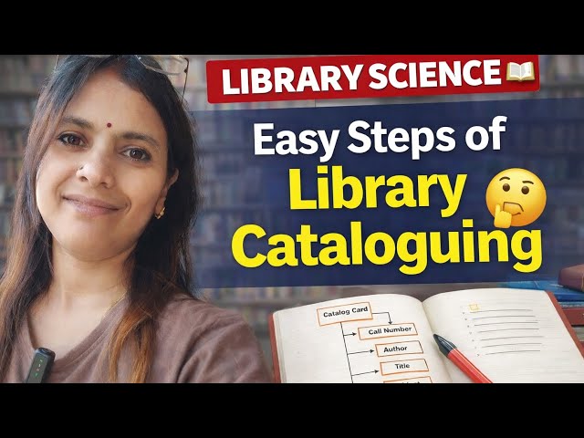 Library Science 📚 | Easy Steps of Library Cataloguing (Step-by-Step Explanation) #library #youtube