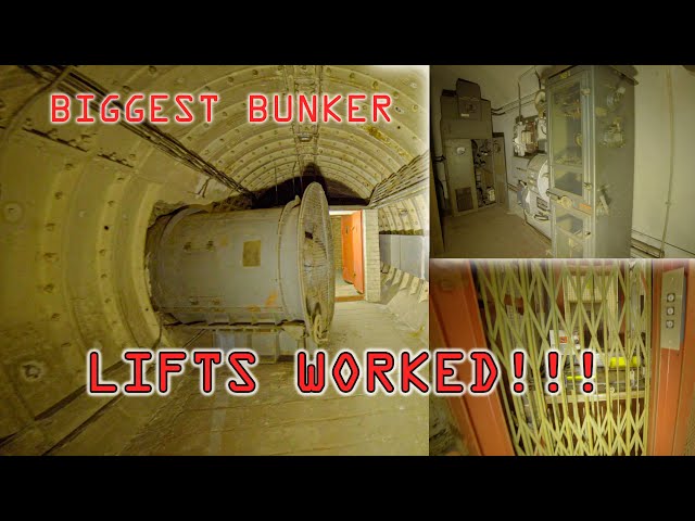 Belsize Park Deep Level Shelter WORKING LIFTS ALARMS WENT OFF