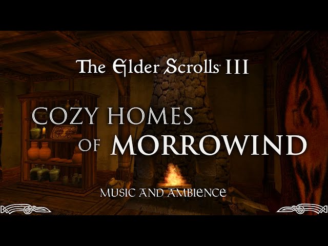 Cozy Homes of Morrowind | Quiet & Peaceful Morrowind Music & Ambience | 3 Hours
