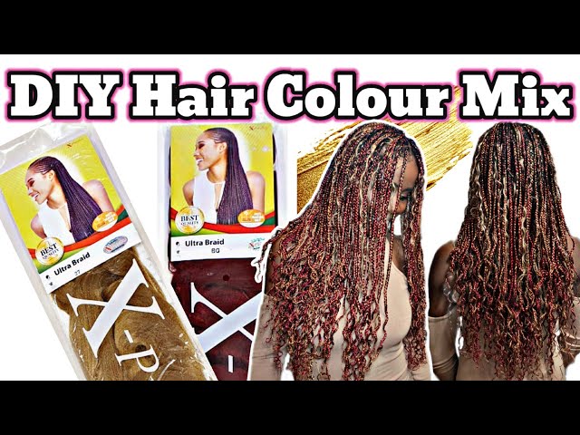 How To Mix Differed Coloured Extensions | Detailed DIY Mixing Process