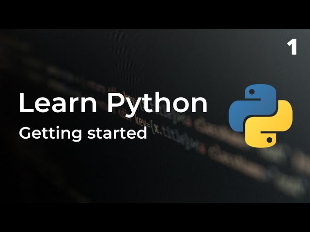 Learn Python: Your first programme (Lesson 1)
