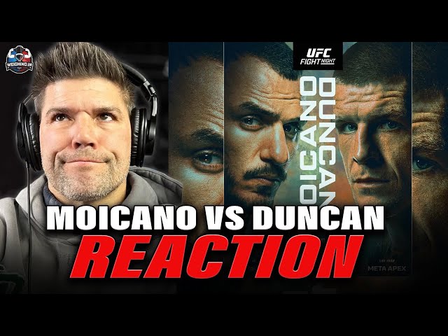 UFC Moicano vs Duncan Reaction