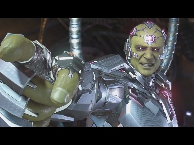 INJUSTICE 2 ALL BRAINIAC Cutscenes & Appearances
