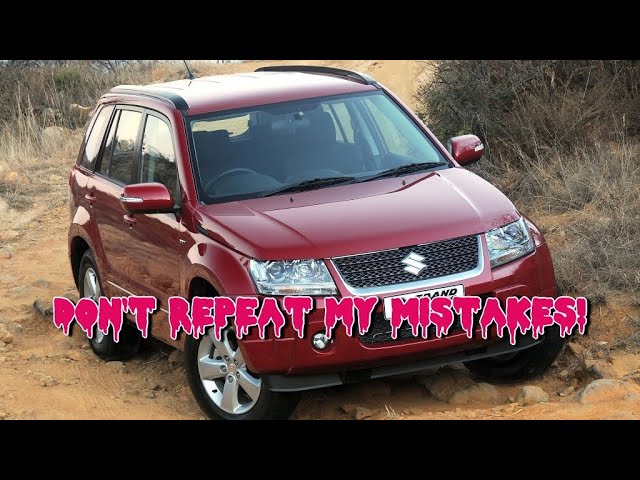 Suzuki Grand Vitara II (2005-2017) problems and weak points