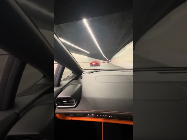 Drove past a sick line up of Lamborghini and Ferrari