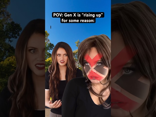 Gen X is rising up against Gen Z for some reason, & asking elder #millennials to join. #genz #genx